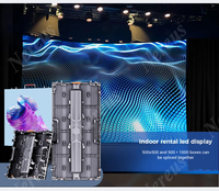 500X500mm P3.91 ayarlanabilir Led Video duvar paneli kapalı açık kavisli esnek kiralık ekran Led ekran konser sergi için