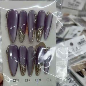 <span class=keywords><strong>Uñas</strong></span> Postizas Hechas a Mano al por Mayor, Material Acrílico de Alta Calidad, Diseños Cuadrados y Almendrados, Surtidos Aleatoriamente, Precio de Fábrica - Product Image 3