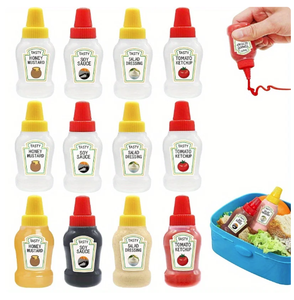Botellas exprimibles <span class=keywords><strong>para</strong></span> condimentos, contenedor <span class=keywords><strong>de</strong></span> salsa <span class=keywords><strong>de</strong></span> plástico <span class=keywords><strong>para</strong></span> niños <span class=keywords><strong>de</strong></span> 25ML, oficina, caja Bento, picnic, <span class=keywords><strong>miel</strong></span>, aderezo <span class=keywords><strong>para</strong></span> ensaladas - Product Image 4
