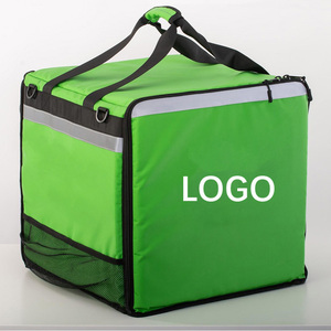 Sacs de livraison thermiques imperméables à logo personnalisé pour vélo, sac à dos de <span class=keywords><strong>transport</strong></span> de gâteaux, sac de coursier pour la nourriture - Product Image 3