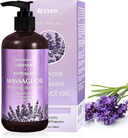 Huile de massage corporelle à la lavande OEM pour soins de la peau, hydratante, SPA, détente musculaire, huile essentielle de lavande, huile de massage pour douleurs musculaires