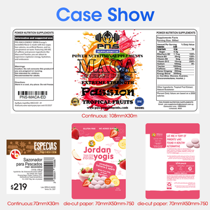 Tùy Chỉnh Màu Trắng Liên Tục Tự Dính In Phun Giấy Cuộn Nhãn Sticker Cho Epson Colorworks TM-C3500 TM-C3400 Hàng Tạp Hóa Khuyến Mãi - Product Image 3