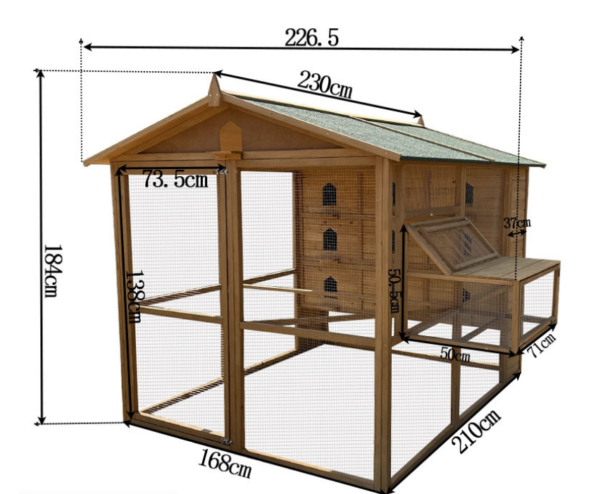 9 Room with jumping cage Brown