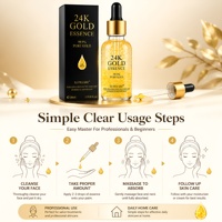 Sérum Réparateur Visage Or 24K Hydratant, Raffermissant et Éclaircissant en Gros – Personnalisation OEM/ODM et Marque Privée Usine
