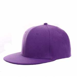 <b>Customized</b> Embroidered logo Sports Hat Casual Solid Color Hip Hop Unisex Snapback Hat - Product Image 3