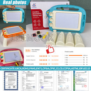 Mainan menulis Doodle warna-warni edukasi dini papan gambar lukis plastik dapat dihapus untuk anak-anak - Product Image 5