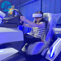 Simulateur de conduite VR pour enfants, machine de jeu de course d'intérieur en aluminium, acier et bois, équipement d'arcade pour centre commercial et parc d'aventure