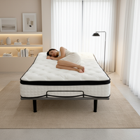 Lit électrique réglable en fer durable, directement de l'usine |   Fauteuil inclinable moderne pliable silencieux avec télécommande sans fil pour hôtel et appartement