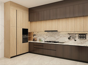 Juego de Muebles de Cocina Modulares Completos en Color Marrón, Armario de Cocina para Despensa, Isla de Cocina - Product Image 4