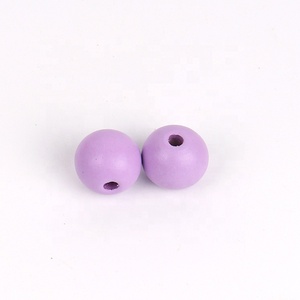 <span class=keywords><strong>Perles</strong></span> en <span class=keywords><strong>bois</strong></span> colorées à grands trous de 10mm, boules amples, jouets pour bébés, personnalisés, <span class=keywords><strong>perles</strong></span> en <span class=keywords><strong>bois</strong></span> naturel, pour bijoux, bricolage, pièces - Product Image 3