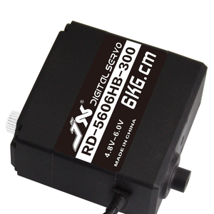 Moteur numérique haute performance RD-5606HB-180 6kg.cm / 300 degrés avec engrenage en plastique pour robot, voiture et bateau RC - Product Image 3