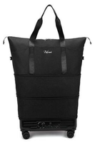 Sac de voyage à roulettes SHIMO avec logo personnalisé, bleu marine, faible MOQ 50 pièces, valise de voyage à roulettes