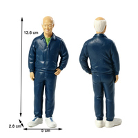 Juego de 8 Figuras de Familia Asiática, Modelo de Personas de Varias Generaciones, Juguete de Abuelos, Padres, Niños y Bebés para Jugar en el Aula Preescolar