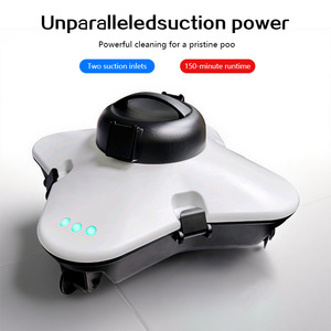 Smart Home Pool Vacuum Cleaner Rechargeable Automatic Underwater Cleaning 1800L Filtration Capacity Plastic Body - Product Image 3