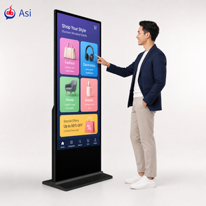 ป้ายดิจิทัลหน้าจอสัมผัสขนาด 65 นิ้ว สำหรับใช้งานภายในอาคาร ความละเอียด 4K พร้อมกล้อง HD และซอฟต์แวร์ตอบคำถาม สำหรับห้องประชุมรัฐบาล ป้ายดิจิทัล 4K - Product Image 3