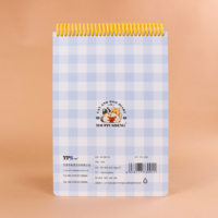 Cuaderno Espiral con Diseño de Cachorro Adorable - Cuaderno de Notas B5 con Cuadrícula Azul, Diario de Mascotas con Dibujos Animados, Encuadernación Espiral, Regalo