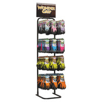 Boden stehende Metall Display Rack Regal hängen Golf Handschuh Display Stand mit Haken