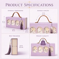 Boîte Cadeau Écologique Vert pour le Festival de la Mi-Automne, Support à Gâteaux de Lune, Poignée en Cuir Premium, Emballage Durable, Vente en Gros Personnalisée