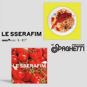 KPOP LE SSERAFIM - Primer Álbum Sencillo SPAGHETTI CD - Versión Aleatoria - Regalo Coleccionable de Música del Grupo Idol Coreano - Product Image 4