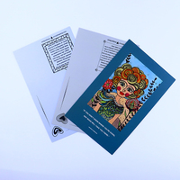 Personnalisé Ésotérique Ciel Et Terre Tarot 22 Cartes Sorts Sagesse Oracle Cartes Occulte Foncé Tarot Cartes