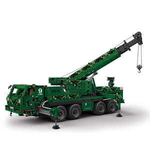 MOULD <span class=keywords><strong>KING</strong></span> 20009 Véhicules Techniques Blocs <span class=keywords><strong>de</strong></span> Construction G-BKF Grue <span class=keywords><strong>de</strong></span> Remorquage Blindée Briques Jouets Cadeau pour Enfants - Product Image 1