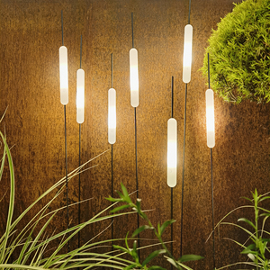 Diseño <span class=keywords><strong>de</strong></span> patente Parque <span class=keywords><strong>de</strong></span> paisaje al aire libre moderno 24V Bajo voltaje 304 Acero inoxidable LED Cañas <span class=keywords><strong>Luz</strong></span> con punta - Product Image 4