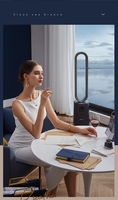 Purificateur d'air électrique sans lame certifié CE CGA 45W Filtre HEPA à écran tactile LED Classe 13 Installation portable en plastique
