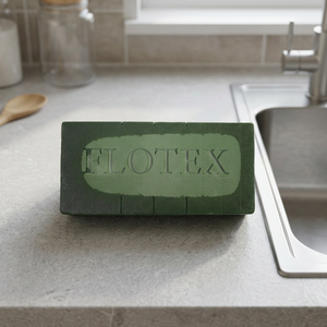 Flotex Nouveauté Mousse florale grise/verte en briques pour arrangements de fleurs séchées – Remise de diplôme, Thanksgiving, Noël, Fête des Mères - Product Image 2