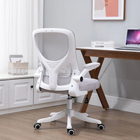 Chaise de bureau ergonomique de luxe moderne de haute qualité avec dossier haut réglable en hauteur, en maille, pivotante, avec base en acier inoxydable