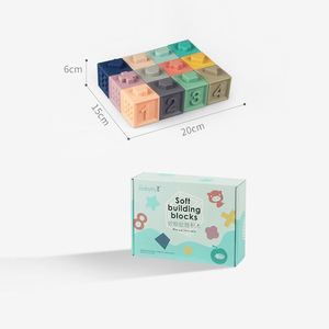 Juguete Apilable de Silicona para Bebé, Juguete Apilable de Mordedura de Dentición, Juguete Apilable de Goma - Product Image 5