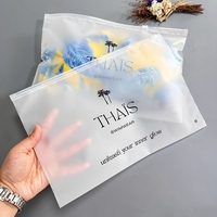 Sac d'emballage personnalisé en plastique avec fermeture éclair pour vêtements de bain, maillots de bain et accessoires, avec logo