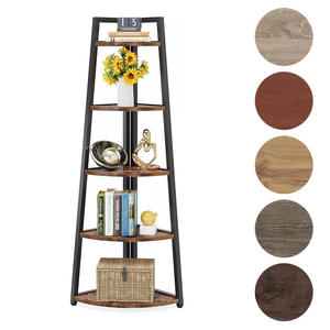 رف زهور قابل للطي متعدد الطبقات للمطبخ والشرفة، يثبت على الأرض بدون ثقب، متوفر للشحن الفوري - Product Image 5