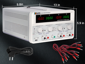 Alimentation électrique linéaire à trois canaux MATRIX 30V 10A 3A 615W avec garantie de 3 ans - Product Image 6