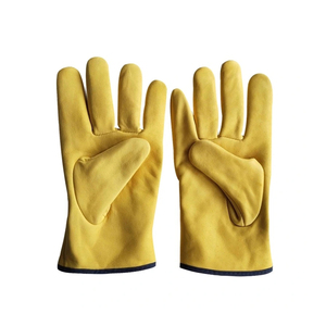 Guantes <span class=keywords><strong>de</strong></span> cuero <span class=keywords><strong>de</strong></span> cabra <span class=keywords><strong>para</strong></span> motocicleta, forro <span class=keywords><strong>de</strong></span> carreras <span class=keywords><strong>de</strong></span> grado AB, con gancho y bucle - Product Image 2