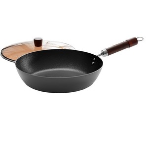 Poêle à frire Demark en fer 32 cm antiadhésive ronde pour cuisinière à gaz, plaque à induction, usage domestique - Product Image 1