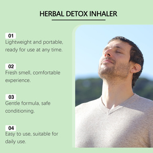 Inhalador Nasal Descongestionante OEM con Aceite Calmante <span class=keywords><strong>de</strong></span> Menta, Limpia el Cuerpo, Proporciona Frescura para Aliviar Suavemente las Molestias, a Base <span class=keywords><strong>de</strong></span> Hierbas - Product Image 2
