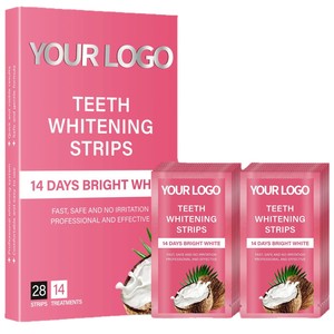 Bandes blanchissantes pour dents sur mesure, saveur huile de coco, 14 paires, pour dents sensibles, soin blanchissant, usage adulte - Product Image 2