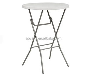 Mesa de Bar de cóctel plegable de plástico HDPE de estilo duradero conciso moderno al por mayor - Product Image 5