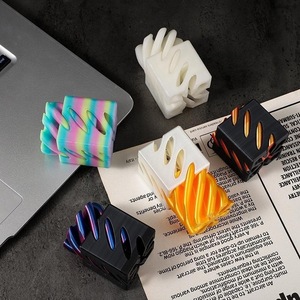 Cône Torsadé Télescopique 3D Imprimé en 3D, Anti-Stress, Gadget de Bureau pour l'Anxiété au Bureau, Vente en Gros, Jouet Artistique Personnalisé - Product Image 4