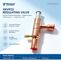 Vanne de régulation de pression de réfrigération haute performance Yensun XKVP22 à faible coût, compacte, en cuivre, manuelle et automatique