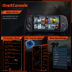OneXPlayer ONEXFLY AMD 7840U PC oyun dizüstü 120Hz IPS 1920*1080 ekran 7 "Mini oyun konsolu 3 in 1 bilgisayar pencere s 11 - Product Image 5