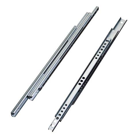 17mm Double Layer Mini Modern Kitchen Mueble Telescopic Bidirectional Recorrido Rodamiento De Bolas Corredera Double Rail Cajon