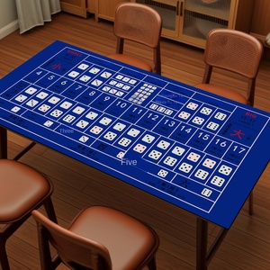 Tapete de Juego de Dados Personalizado, Accesorio de <span class=keywords><strong>Casino</strong></span>, Tamaño Baccarat, Mantel de Apuestas, Base de Goma Antideslizante, Diseño Engrosado Resistente a las Manchas, Ajedrez - Product Image 2