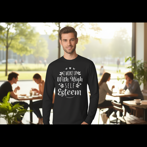 Mi sono svegliato con un'elevata stima di sé e con una maglietta a maniche lunghe - Product Image 3