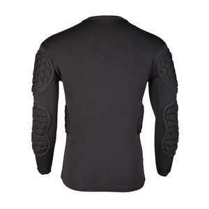 <span class=keywords><strong>Maglia</strong></span> da <span class=keywords><strong>Portiere</strong></span> Imbottita Nera a Maniche Lunghe per Uomo, Set di Maglie Sportive da <span class=keywords><strong>Portiere</strong></span> - Product Image 3
