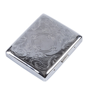 Sample Free Portable Metal Mini Small Vintage Waterproof Smoke Shops Supplies Accessories Tobacco Cigarette Box Case