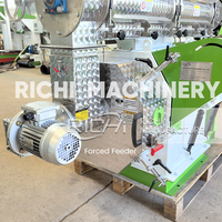Machine à granulés d'alfalfa RICHI - Machine à granulés d'aliments pour bétail personnalisée gratuite 2000 Kg/h