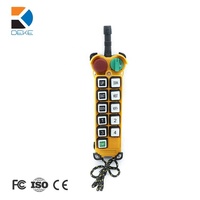 Télécommande RF à bouton-poussoir à code fixe 20V-500V 315MHz pour grue, portée 100m et étanche, pour palan électrique