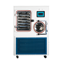 Lyophilisateur compact de laboratoire en acier inoxydable à bas prix, capacité de 2 kg, dégivrage haute température pour séchage en laboratoire