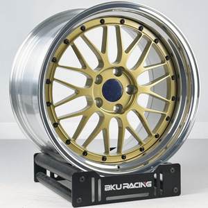 Juego de 2 Ruedas Forjadas Bku 5x130 para Porsche <span class=keywords><strong>911</strong></span> <span class=keywords><strong>964</strong></span> 991 992 Turbo GT3 <span class=keywords><strong>GT2</strong></span> RS 997, Llantas de Aleación Cromadas de 18, 19 y 20 Pulgadas - Product Image 4